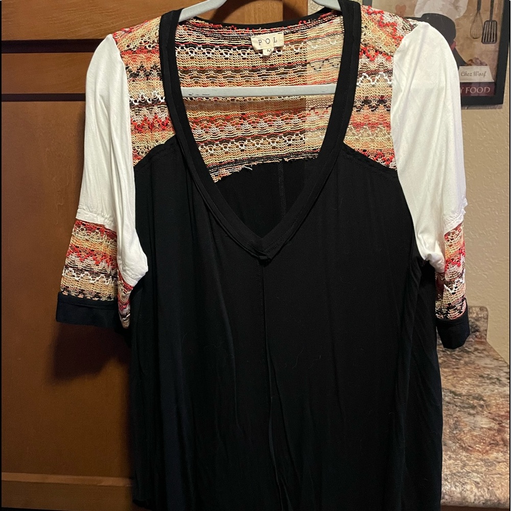 POL Short Sleeve Lightweight Top